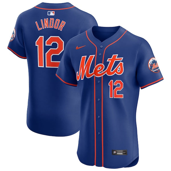 Francisco Lindor New York Mets Nike Alternate Elite Player Jersey - Royal
