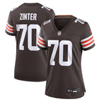 Zak Zinter Cleveland Browns Nike Women's  Game Jersey -  Brown