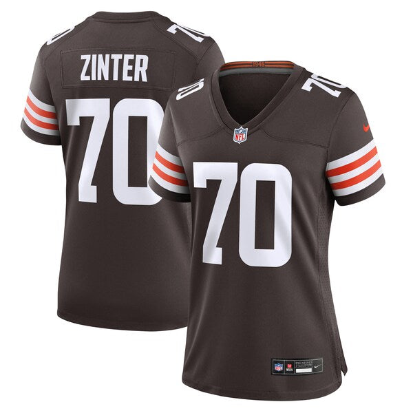 Zak Zinter Cleveland Browns Nike Women's  Game Jersey -  Brown