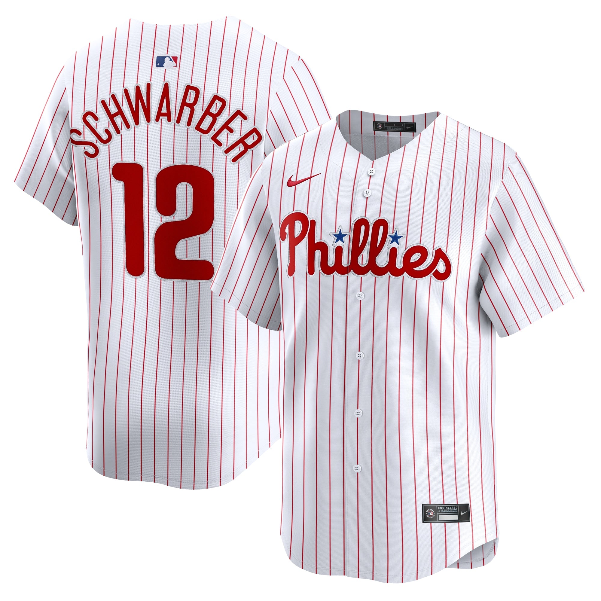 Kyle Schwarber Philadelphia Phillies Nike Alternate Limited Jersey - Light Blue/White