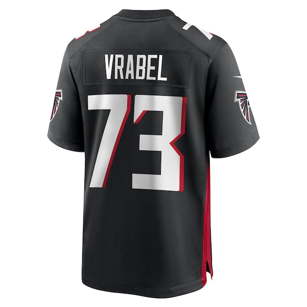 Tyler Vrabel Atlanta Falcons Nike Player Game Jersey - Black