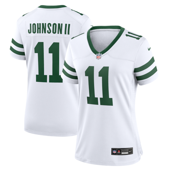 Jermaine Johnson II New York Jets Nike Women's Alternate Game Jersey - Spotlight White/Green