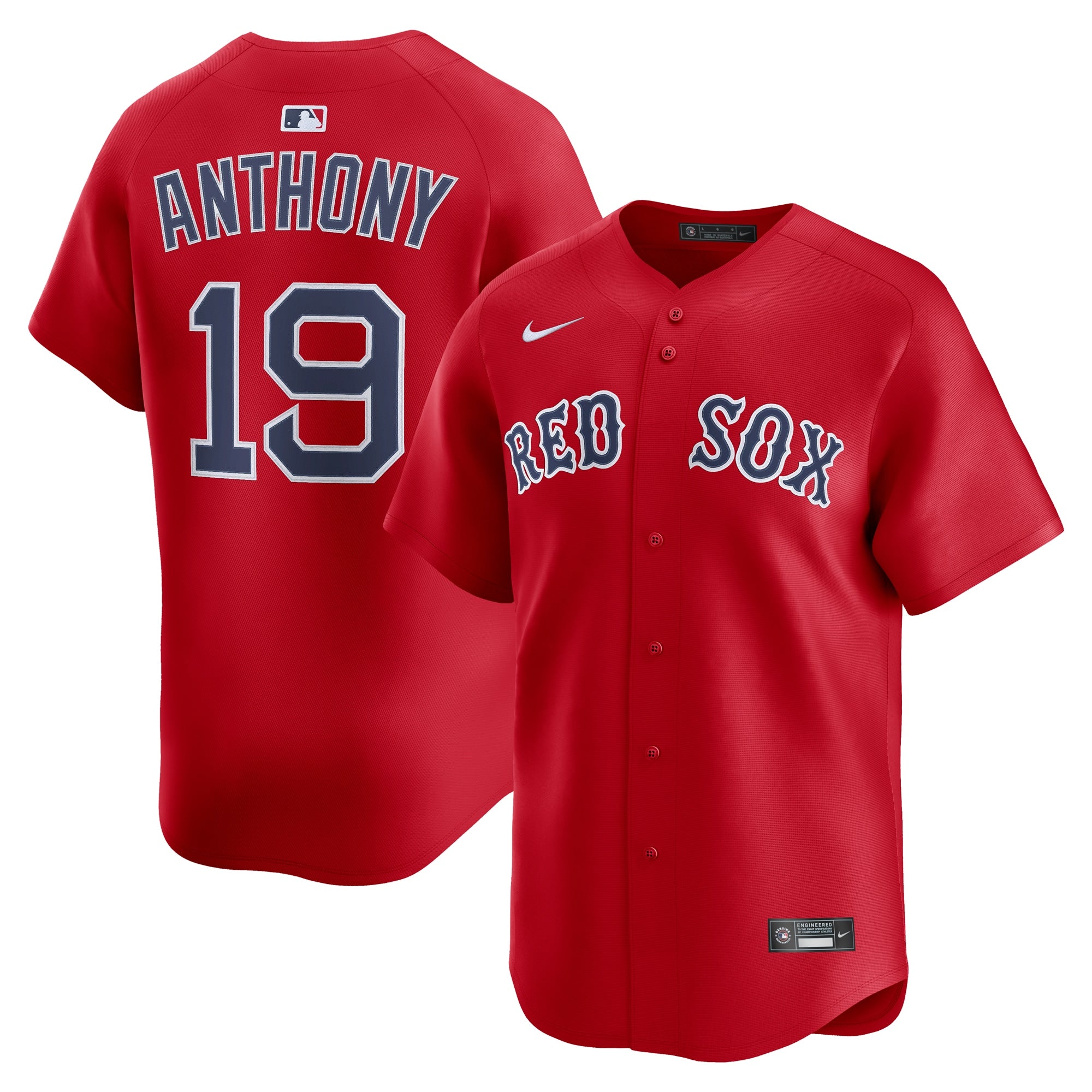 Roman Anthony Boston Red Sox Nike Home Limited Player Jersey - White/Red