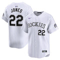 Nolan Jones Colorado Rockies Nike Home Limited Player Jersey - White
