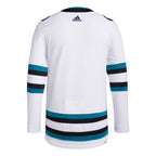 San Jose Sharks adidas Men's Away Primegreen Authentic Jersey - White