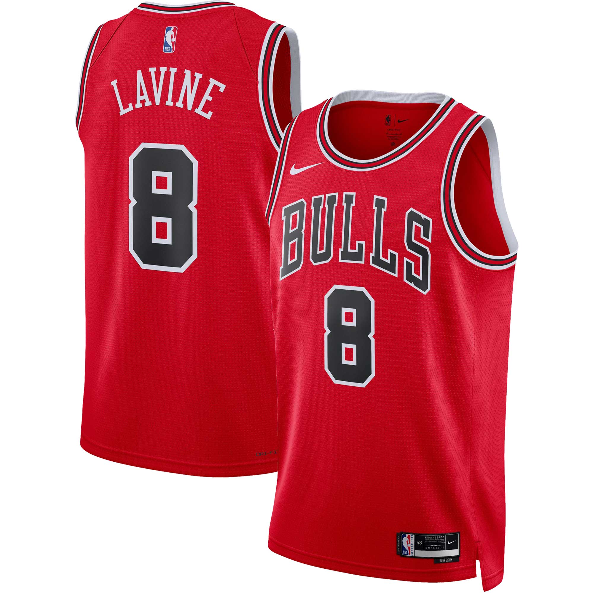 Zach LaVine Chicago Bulls Nike Unisex Swingman Jersey - Association Edition - White/Red