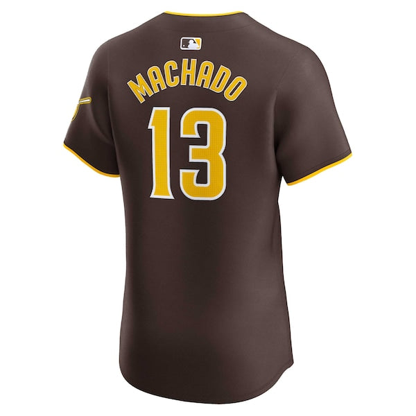 Manny Machado San Diego Padres Nike Road Elite Player Jersey - Brown