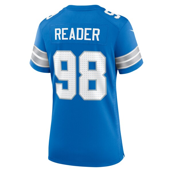 D.J. Reader Detroit Lions Nike Women's Team Game Jersey -  Blue