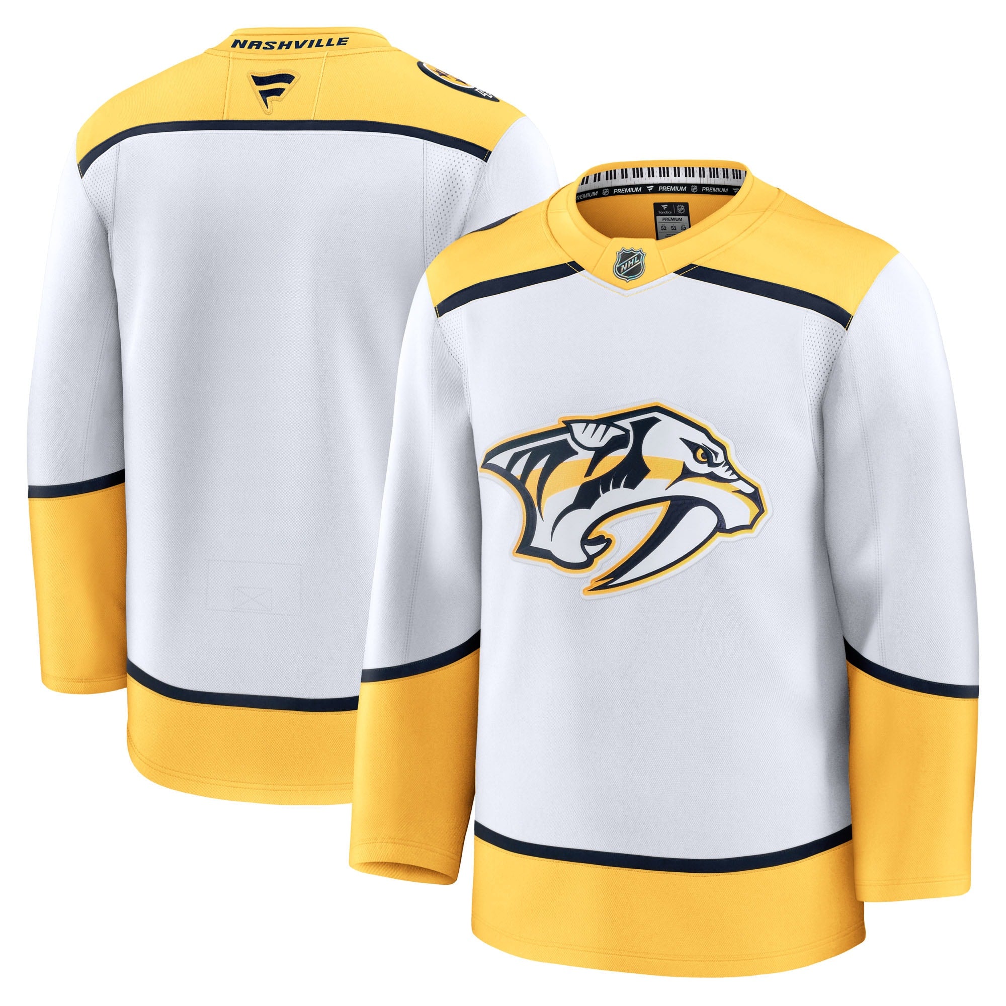 Nashville Predators  Home Premium Jersey - Yellow/White