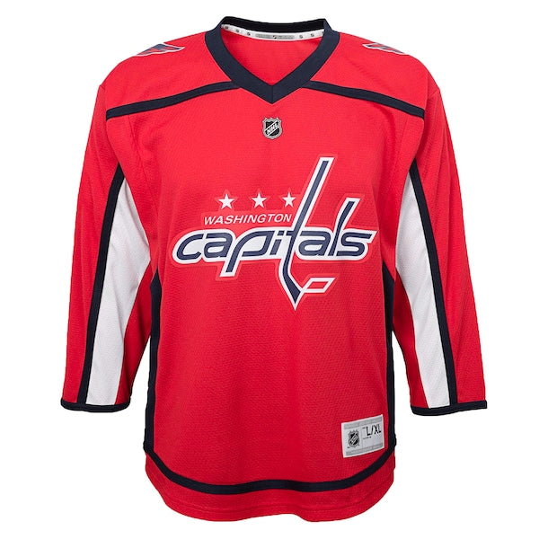 Washington Capitals Preschool Home Replica Custom Jersey - Red