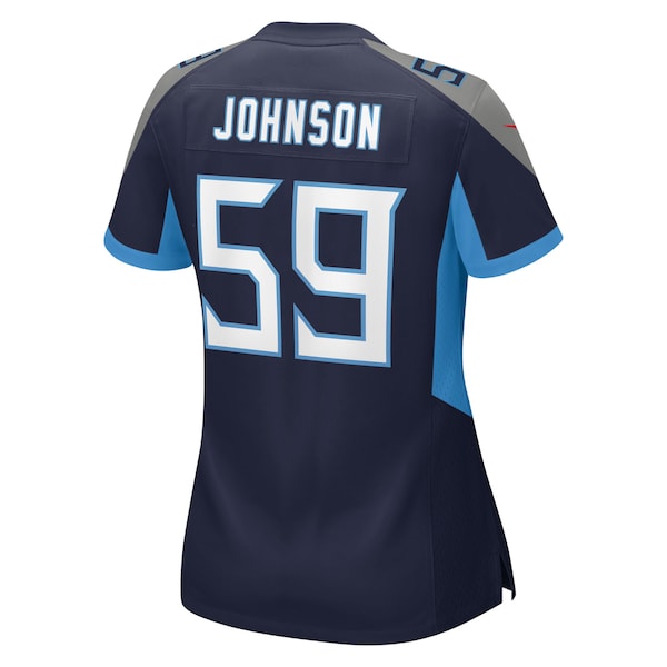 Kyron Johnson Tennessee Titans Nike Women's Team Game Jersey -  Navy