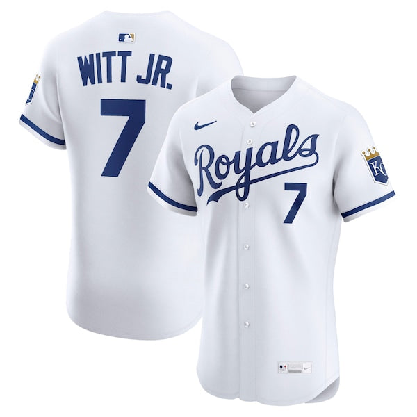 Bobby Witt Jr. Kansas City Royals Nike Home Elite Jersey - White