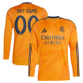 Los Merengues adidas 2024/25 Away Replica Custom Jersey - Orange