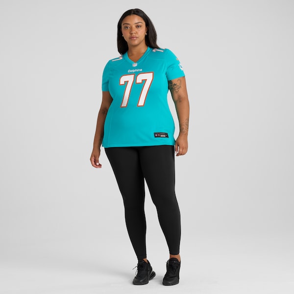 Isaiah Wynn Miami Dolphins Nike Women's  Game Jersey -  Aqua