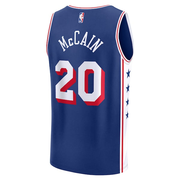 Jared McCain Philadelphia 76ers  Youth 2024 NBA Draft Fast Break Player Jersey - Icon Edition - Royal