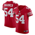 Fred Warner San Francisco 49ers Nike Vapor Elite Jersey - Scarlet/White