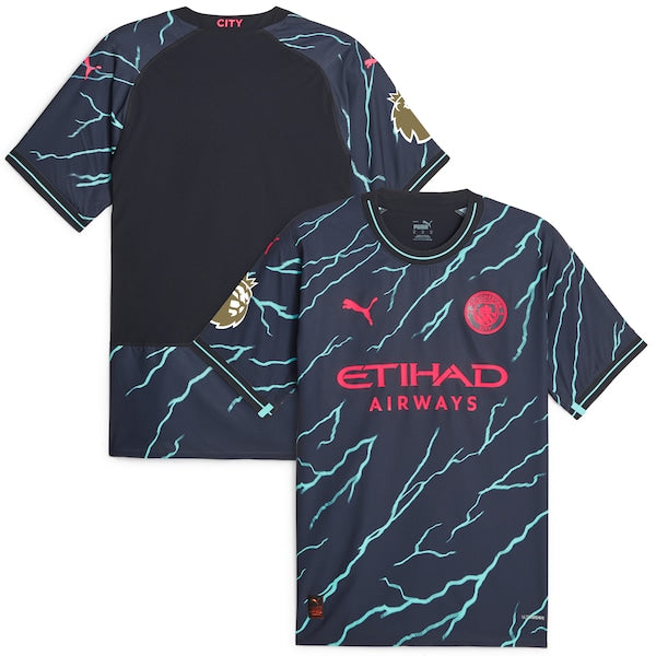 Manchester City Puma 2023/24 Third Authentic Jersey - Navy