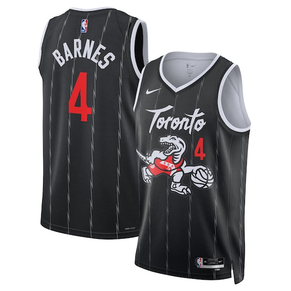 Scottie Barnes Toronto Raptors Nike Unisex 2025/26 Swingman Jersey - Black - City Edition