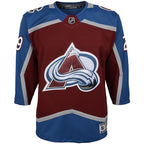 Nathan MacKinnon Colorado Avalanche Youth Premier Player Jersey - Burgundy/Navy