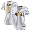 San Diego Padres Nike Women's #1 Mom Home Replica Jersey - White