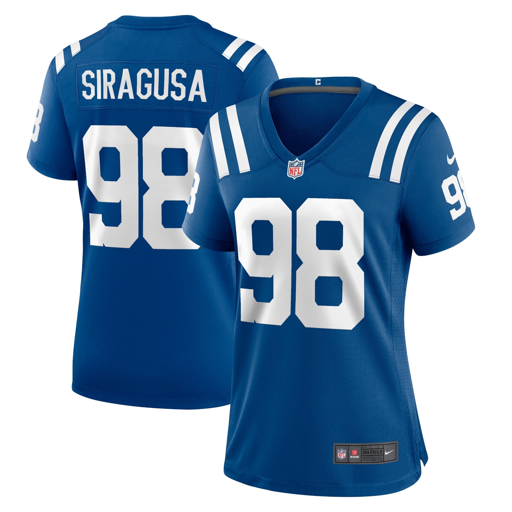Tony Siragusa Indianapolis Colts Nike Women's Indiana Nights Alternate Game Jersey - Royal/Royal