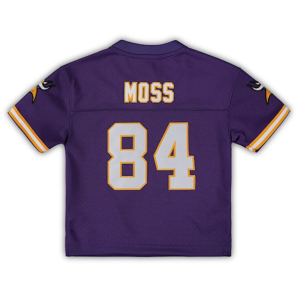 Randy Moss Minnesota Vikings Toddler 1998 Retired Legacy Jersey - Purple