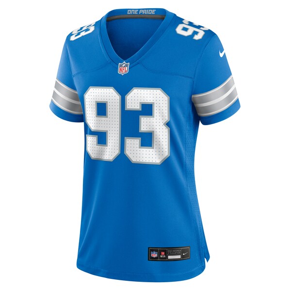 Josh Paschal Detroit Lions Nike Women's Team Game Jersey -  Blue