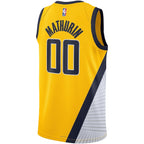 Bennedict Mathurin Indiana Pacers Jordan Brand Unisex Swingman Jersey - Statement Edition - Gold