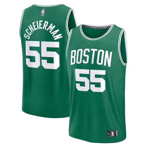 Baylor Scheierman Boston Celtics  Youth 2024 NBA Draft Fast Break Player Jersey - Icon Edition - Kelly Green