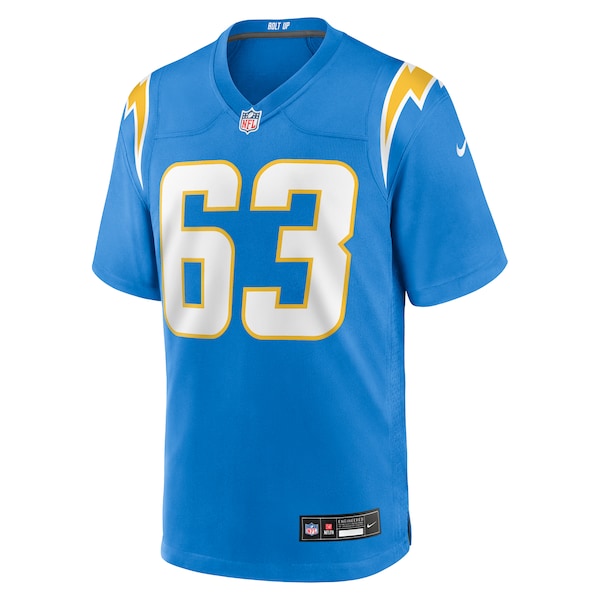 Josh Kaltenberger Los Angeles Chargers Nike Team Game Jersey -  Powder Blue