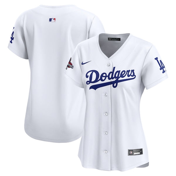Los Angeles Dodgers Nike Women's 2024 World Series Champions Home Limited Jersey - White