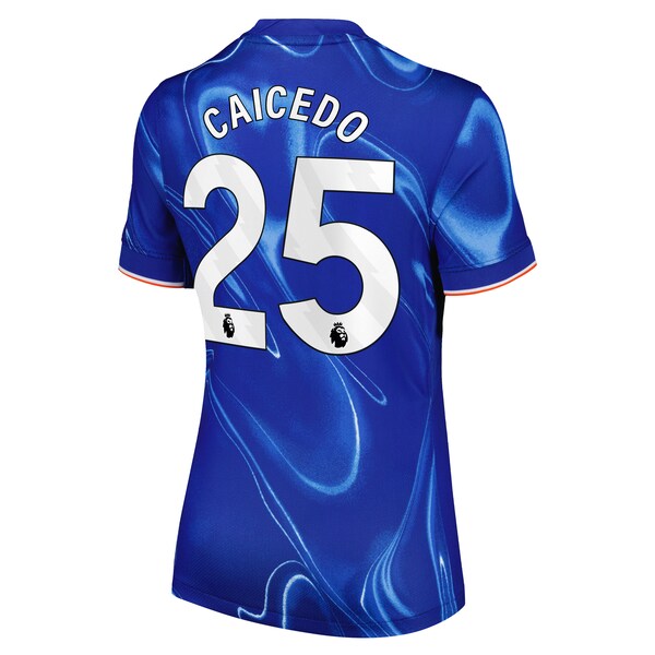 Moisés Caicedo Chelsea Nike Women's 2024/25 Home Replica Player Jersey - Blue