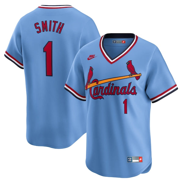 Ozzie Smith St. Louis Cardinals Nike Throwback Cooperstown Limited Jersey - Royal