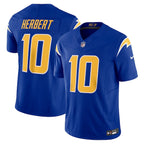 Justin Herbert Los Angeles Chargers Nike Vapor F.U.S.E. Limited Jersey - Royal/Navy/Powder Blue/White