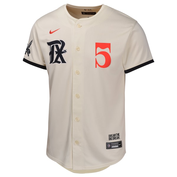Corey Seager Texas Rangers Nike Youth City Connect Limited Player Jersey - Natural