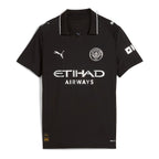 Manchester City Puma Youth 2025/26 Away Replica Jersey - Black/Green/Light Blue