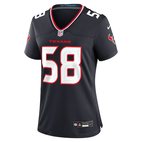 McTelvin Agim Houston Texans Nike Women's Team Game Jersey -  Navy