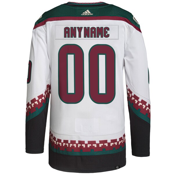 Arizona Coyotes adidas    Primegreen Authentic Custom Jersey - White