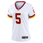 Jayden Daniels Washington Commanders Nike Women's Game Super Bowl Era Jersey - White