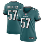 Ben VanSumeren Philadelphia Eagles Nike Women's Team Game Jersey - Midnight Green