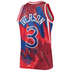 Allen Iverson Philadelphia 76ers Hardwood Classics 1996/97 Hyper Hoops Swingman Jersey - Red