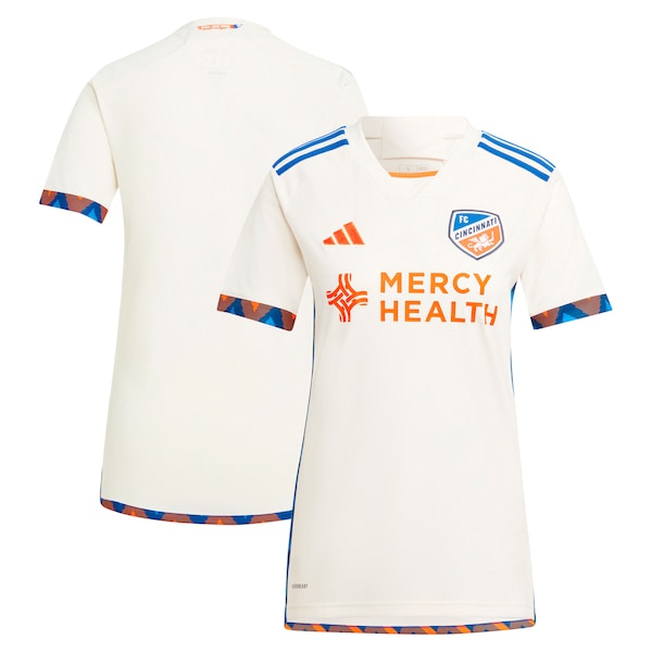 FC Cincinnati adidas Women's 2024 The Canvas Kit Replica Jersey  - White