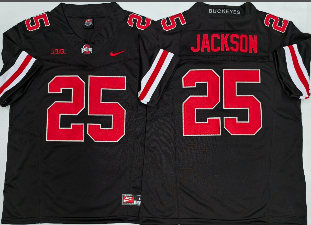 JACKSON NCAA Ohio State Buckeyes Nike Vapor Limited Jersey
