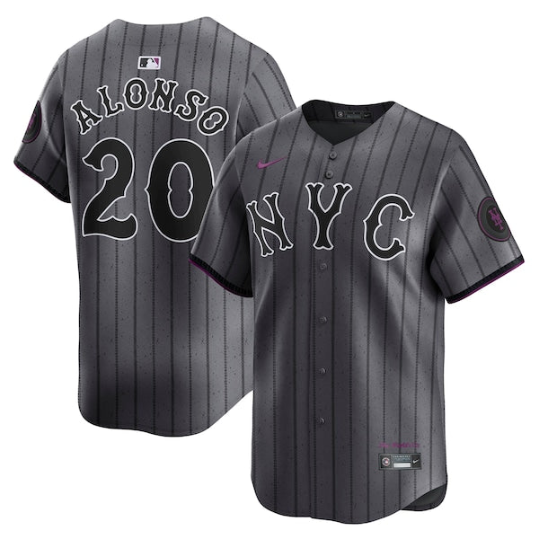Pete Alonso New York Mets Nike City Connect Limited Jersey - Gray