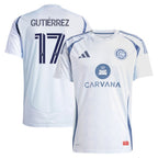 Brian Gutierrez Chicago Fire adidas 2025 The Municipal Kit Replica Player Jersey - Light Blue