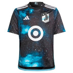 Minnesota United FC adidas Youth 2024 Starry Night Replica Custom Jersey - Black