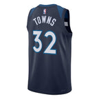 Karl-Anthony Towns Minnesota Timberwolves Nike Unisex Swingman Jersey - Icon Edition - Navy