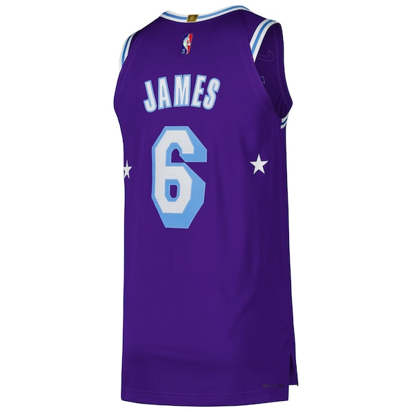 LeBron James Los Angeles Lakers Nike Authentic Player Jersey - City Edition - Purple