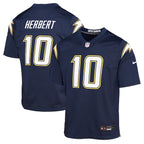 Justin Herbert Los Angeles Chargers Nike Youth Alternate Super Chargers Game Player Jersey - Navy/Gold