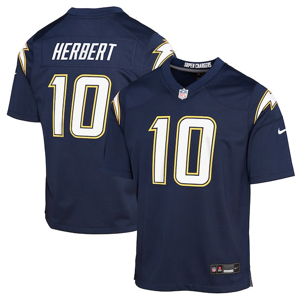 Justin Herbert Los Angeles Chargers Nike Youth Alternate Super Chargers Game Player Jersey - Navy/Gold